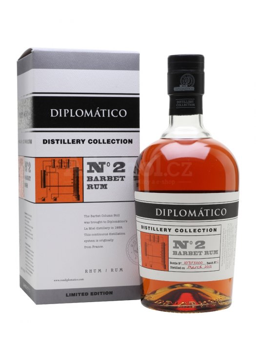 Diplomatico No. 2 Barbet Rum Distillery Collection 2013 0,7l 47% L.E.