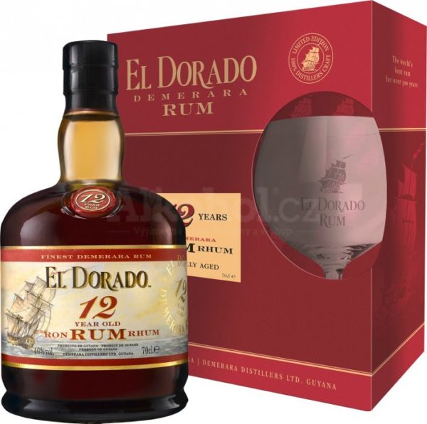 El dorado 12y 0,7l 40% + 1x sklo GB