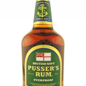 Pusser's British Navy Rum Overproof Green Label 0,7l 75%