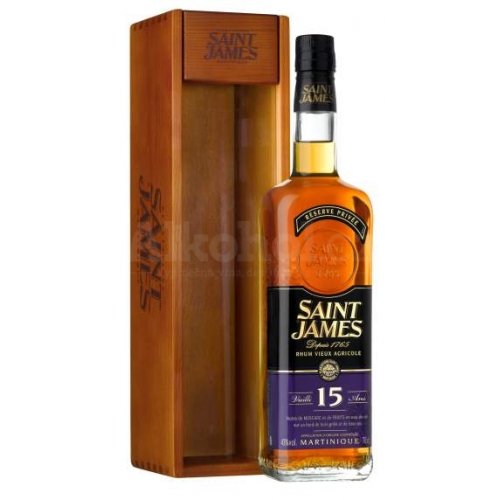 Saint James Vieux 15y 0,7l 43% Dřevěný box