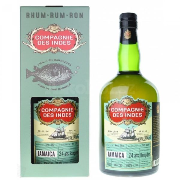Compagnie des Indes Jamaica Hampden 24y 1992 0,7l 59,8%