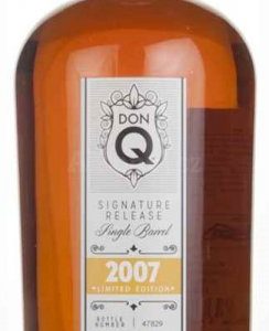 Don Q Signature Release Single Barrel 2007 0,7l 40% L.E.