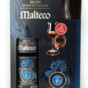 Malteco 10y 0,7l 40% + 2x sklo GB