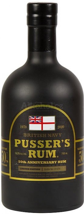 Pusser's 50th Anniversary 0,7l 54,5% L.E.