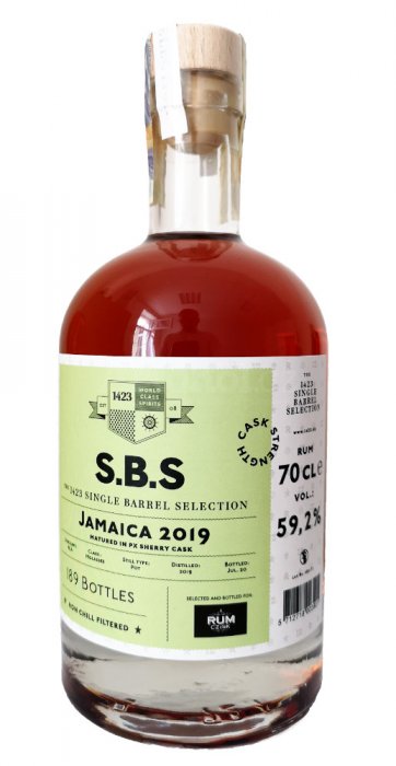 S.B.S Jamaica 2019 0,7l 59,2% RUM CZ/SK