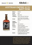Austrian Empire Navy Rum 18y 0,04l 40%