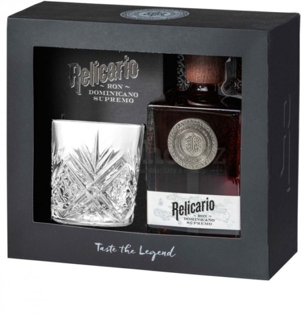 Relicario Dominicano Supremo 15y 0,7l 40% + 1x sklo GB
