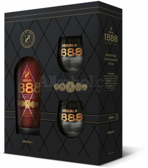 Brugal 1888 Gran Reserva 0,7l 40% + 2x sklo GB
