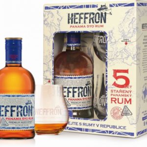 Heffron Panama Rum 5y 0,5l 38% + 2x sklo GB