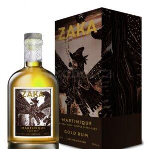 Zaka Martinique Gold Rum 0,7l 42% Papír Sklo