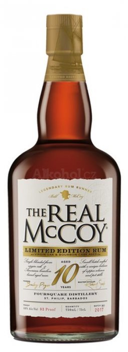 The Real McCoy Virgin Oak Cask 10y 0,7l 46% L.E.